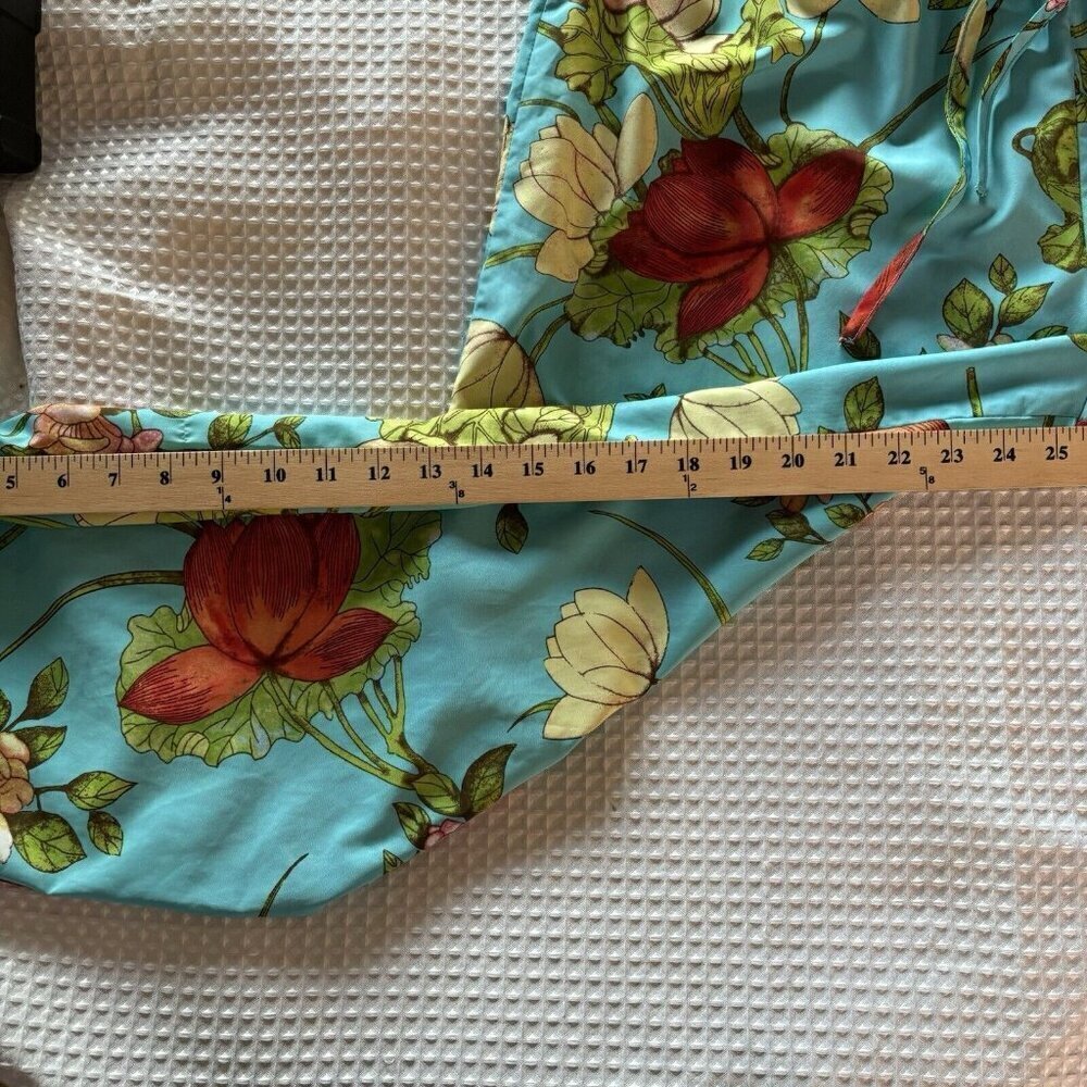 Natori Private Luxuries XL Pajama Lounge Crop Wide Leg Pants  Tropical Floral - Picture 8 of 9